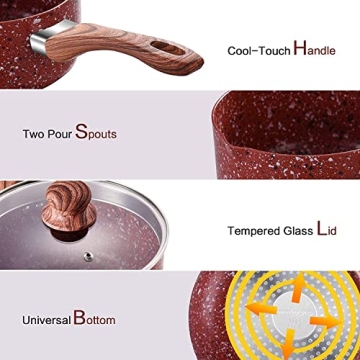 KOCH SYSTEME CS Nonstick Cookware Set for Healthy Cooking