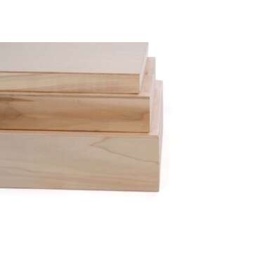 American Easel 18 Inch by 18 Inch by 1 5/8 Inch Deep Cradled Painting Panel (AE1818D)