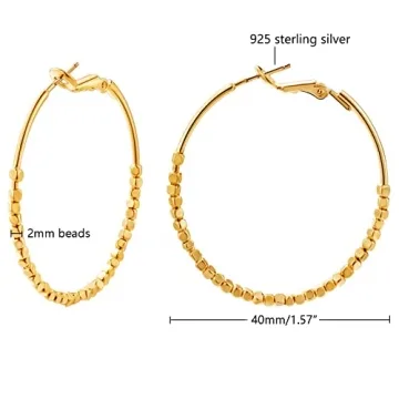 Elegant YKKZART Gold Hoop Earrings for Every Occasion