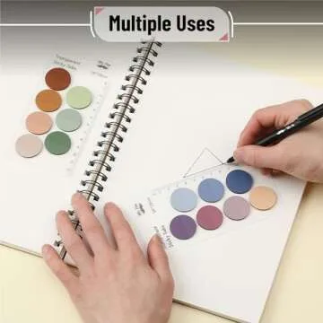 Mr. Pen- Transparent Sticky Notes, 560 Pcs, Assorted Colors, Round Translucent Sticky Notes, Sticky Note Tabs, See Through Sticky Notes Transparent, Bible Sticky Notes