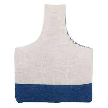 Luxja Small Knitting Tote, Knitting Project Bag for Knitting Needles (8 Inches to 14 Inches), Yarn Skeins, Knitting and Crocheting Supplies, Blue