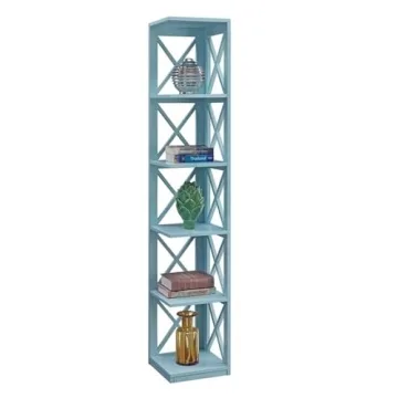 Convenience Concepts Oxford 5 Tier Corner Bookcase