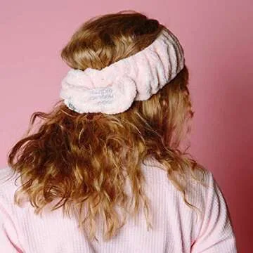 Coobbar 1Pc Cute Big Rabbit Ear Soft Towel Hair Women Girl Band Wrap Headband for Bath Spa Make Up (Gray)