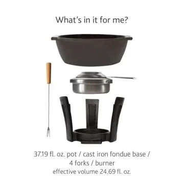 BOSKA Grandeur Cast Iron Fondue Set for Every Occasion
