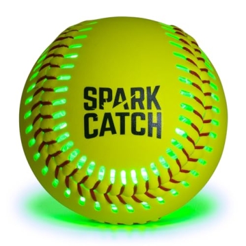 SPARK CATCH Glow in The Dark Fastpitch Softball for Girls