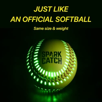 SPARK CATCH Glow in The Dark Fastpitch Softball for Girls