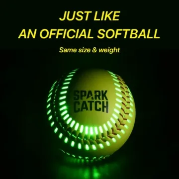 SPARK CATCH Glow in The Dark Fastpitch Softball for Girls