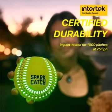 SPARK CATCH Glow in The Dark Fastpitch Softball for Girls