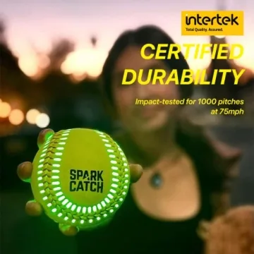SPARK CATCH Glow in The Dark Fastpitch Softball for Girls