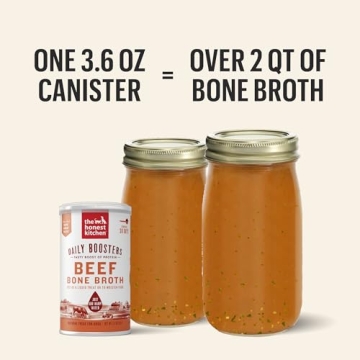 Nutrient-Rich Honest Kitchen Beef Bone Broth for Dogs
