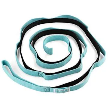 Husbe Stretch Strap, Exercise Physical Therapy Yoga Strap, Leg Stretching Out Strap, Manual Instruction, Carry Bag