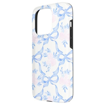 iPhone 15 Pro Coquette Ribbons Bows Watercolor Case