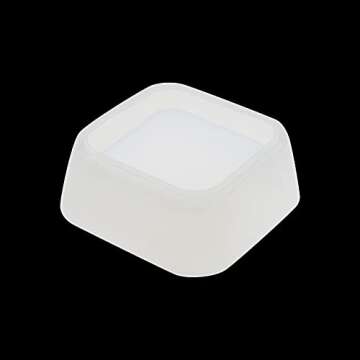 2 Pack Heart & Square Molds for Crafting & Storage