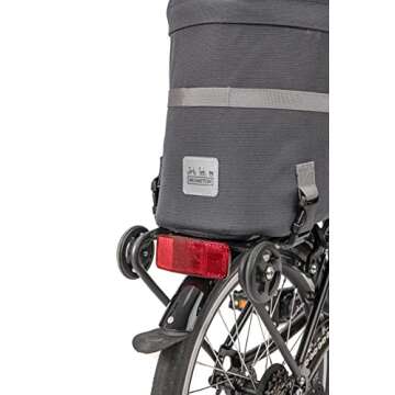 Brompton Borough Roller Rack Bag - Dark Grey