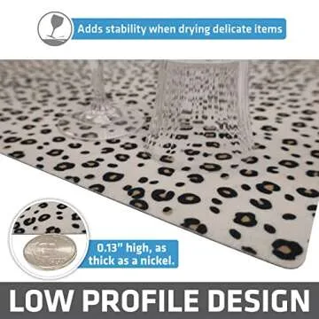 XL Dish Drying Mat - Quick Dry & Waterproof Kitchen Accessory