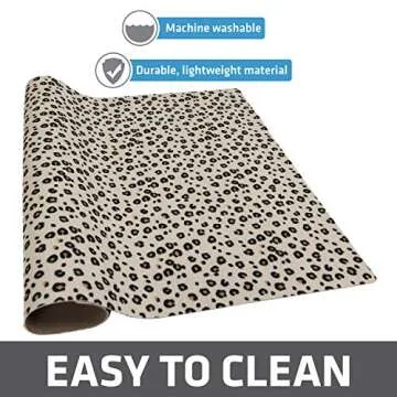 XL Dish Drying Mat - Quick Dry & Waterproof Kitchen Accessory