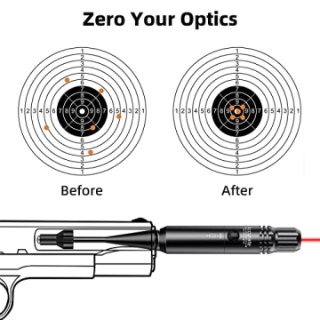 EZshoot Laser Bore Sighter for .177 to 12GA Accurate Shooting