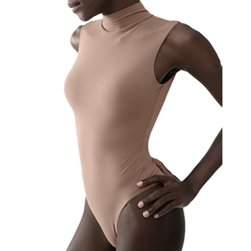 PUMIEY Women’s Elegant Sleeveless Bodysuit | Shop Now!