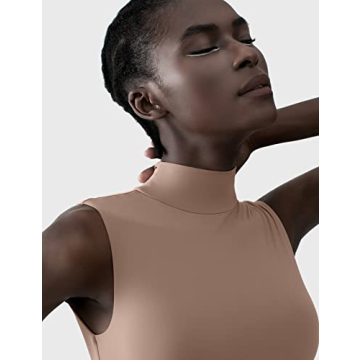 PUMIEY Women’s Elegant Sleeveless Bodysuit | Shop Now!