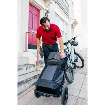 Burley Travoy Folding Cargo Bike Trailer for Easy Transport