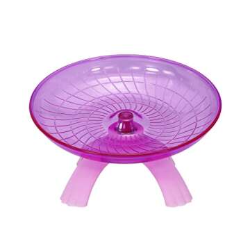 Hamster Flying Saucer Silent Exercise Wheel for Small Pets