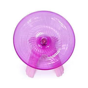 Hamster Flying Saucer Silent Exercise Wheel for Small Pets