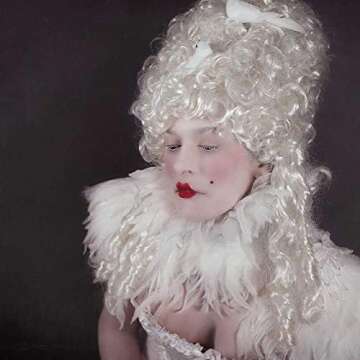 L'VOW White Victorian Natural Feather Choker Collar Gothic Neck Wrap (Style Three)