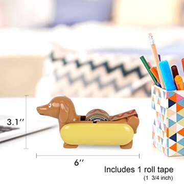 YOBRO Tape Dispenser for Desk, Cute Desk Supplies Stationery, Mini Animal Tape Dispenser for Home Of...
