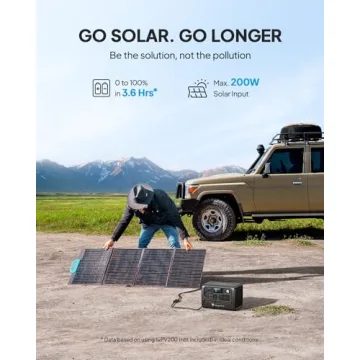 BLUETTI EB70S Portable Power Station - 716Wh LiFePO4 Battery & 800W Inverter, Ideal for Off-Grid and Emergency Use