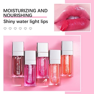 Plumping Lip Oil Hydrating Gloss Cherry Non-sticky