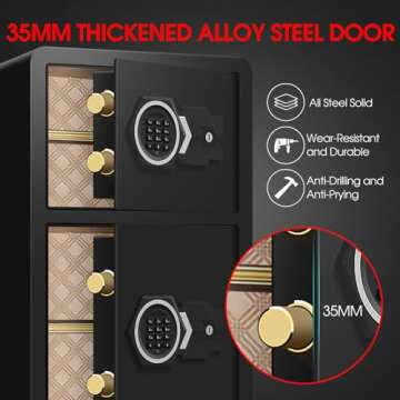 Secure Your Valuables with Extra Large Fireproof Home Safe