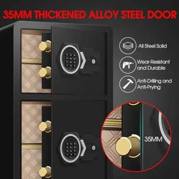 Secure Your Valuables with Extra Large Fireproof Home Safe