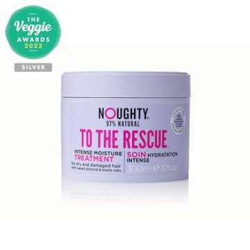 Noughty 97% Natural To The Rescue Treatment Mask, Hydrating Formula for Dry, Frizzy and Damaged Hair...