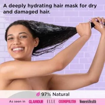Noughty 97% Natural To The Rescue Treatment Mask, Hydrating Formula for Dry, Frizzy and Damaged Hair, with Sweet Almond and Black Oat, Sulphate Free Vegan Haircare 300ml