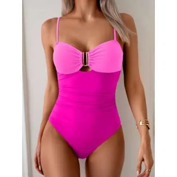 Stylish Eomenie One Piece Swimsuit for Women