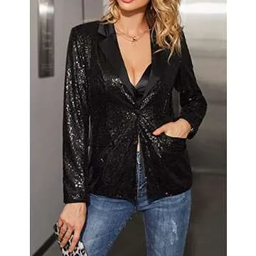 EXTRO&VERT Women Blazer Lightweight Office Outfit