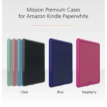 Stylish Clear Case & Screen Protector for Kindle Paperwhite