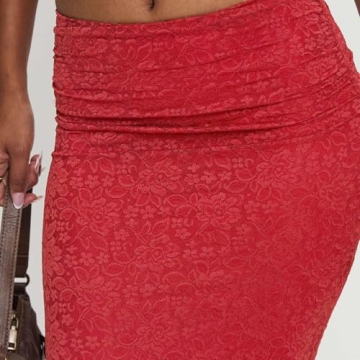 Bowanadacles Elegant High Waist Maxi Skirts for Women