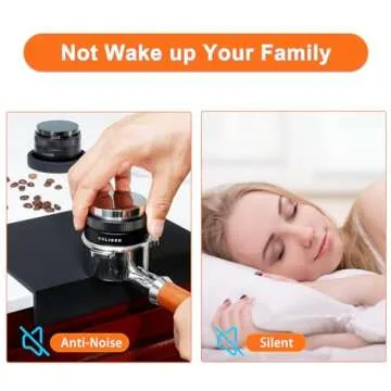 Quiet Espresso Tamper Mat - Food Grade Silicone Coffee Accessory