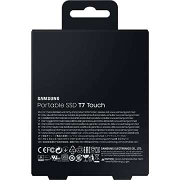SAMSUNG SSD T7 Portable External Solid State Drive 500GB, USB 3.2 Gen 2, Reliable Storage for Gaming, Students, Professionals, MU-PC500T/AM, Silver
