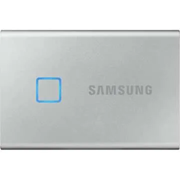 SAMSUNG SSD T7 Portable External Solid State Drive 500GB, USB 3.2 Gen 2, Reliable Storage for Gaming, Students, Professionals, MU-PC500T/AM, Silver