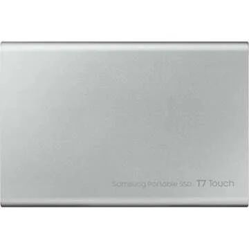 SAMSUNG SSD T7 Portable External Solid State Drive 500GB, USB 3.2 Gen 2, Reliable Storage for Gaming, Students, Professionals, MU-PC500T/AM, Silver