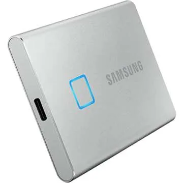 SAMSUNG SSD T7 Portable External Solid State Drive 500GB, USB 3.2 Gen 2, Reliable Storage for Gaming, Students, Professionals, MU-PC500T/AM, Silver