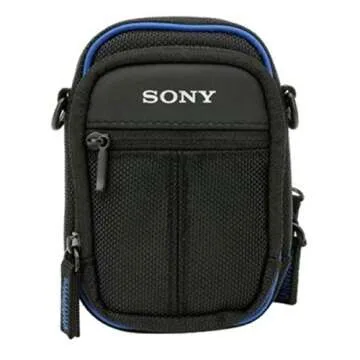 Sony LCSCSJ Soft Carrying Case for Sony S, W, T, and N Series Digital Cameras , Black