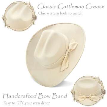 Keilin Cowgirl Hat - Customizable Felt Western Hat