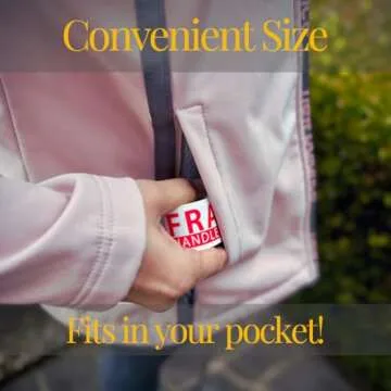 250 Home Moving Labels for 1 Bedroom House. 50 Labels Per Room, 5 Pre-Printed Color-Coded Labels, Includes Fragile Moving Stickers for Moving Boxes, Moving Supplies, Wardrobe Boxes, Apartment Sticker