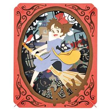 Ensky - Kiki's Delivery Service -Kiki's Memories of Koriko, Paper Theater (PT-049N) - Official Studi...