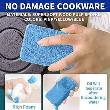 CELOX Durable Kitchen Sponges - Eco-Friendly Cleaning