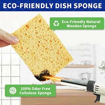 CELOX Durable Kitchen Sponges - Eco-Friendly Cleaning