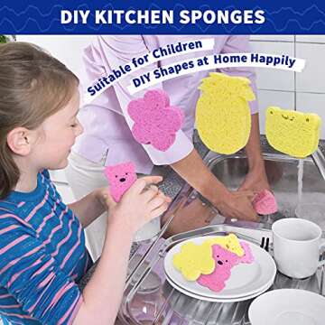 CELOX Durable Kitchen Sponges - Eco-Friendly Cleaning